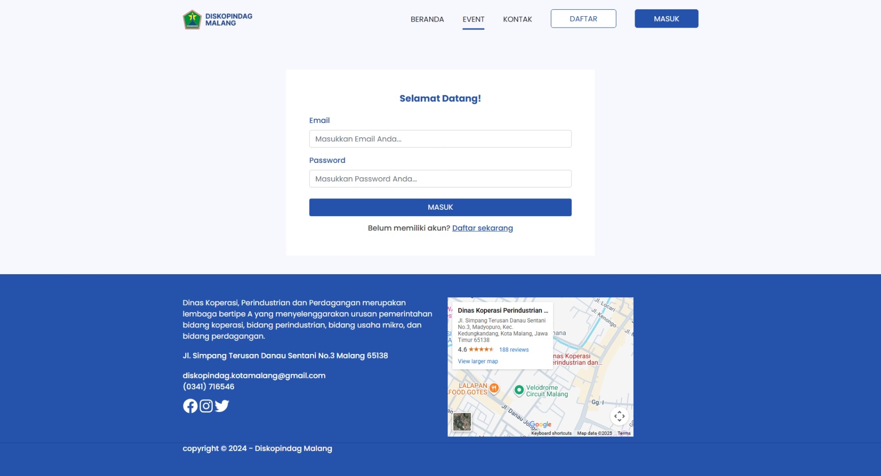 Login Page