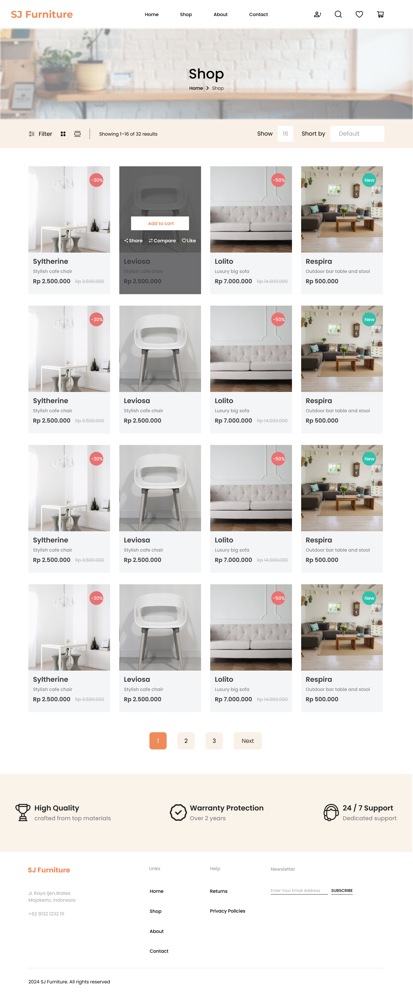 Product Page